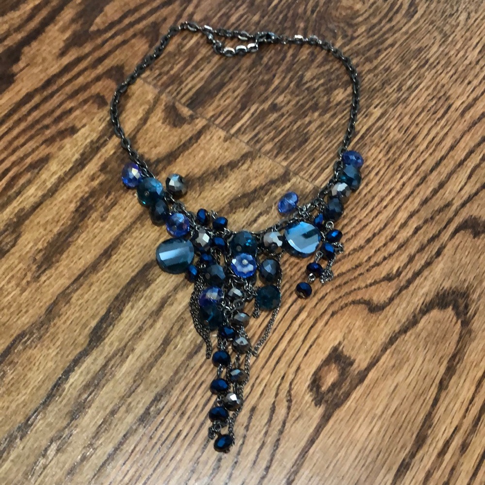 Navy necklace